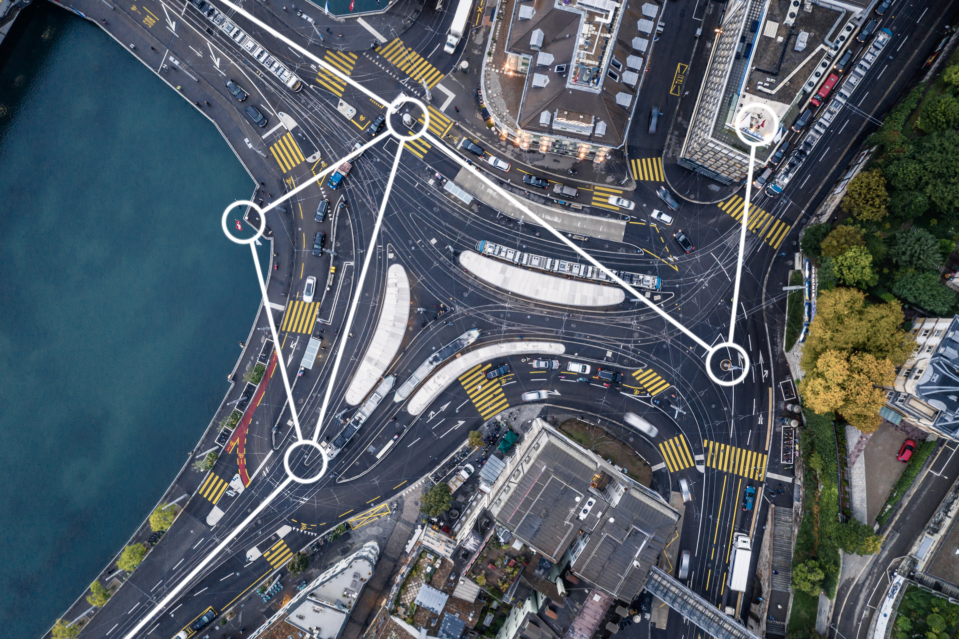 Aerial of the Bellevue